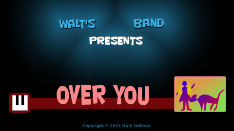 Click to play The title image of the video for Nick Sullivan's song 'Over You'