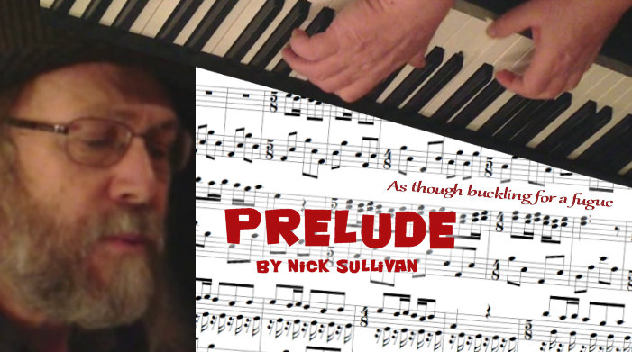 Click to play The title image of the video for Nick Sullivan's song 'Prelude'